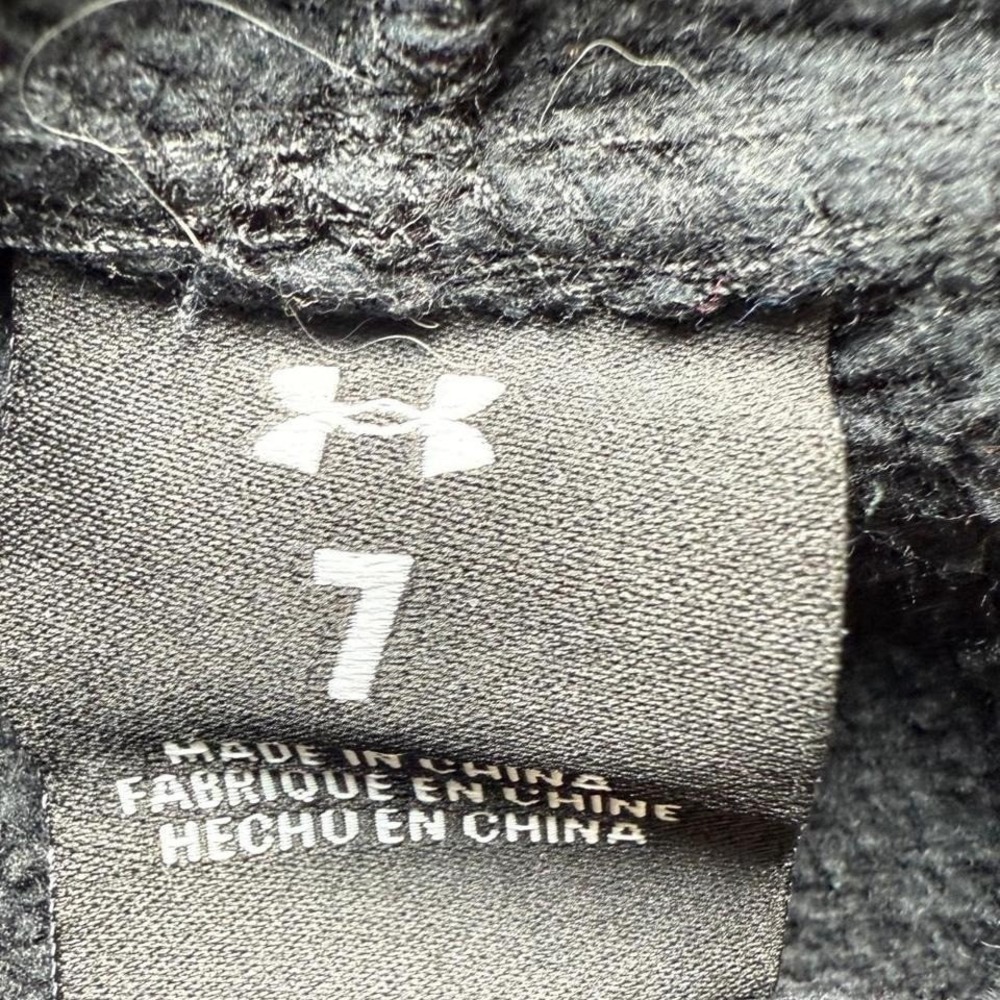 Kid's Under Armour‎ Hoodie Black Kid's Hoodie with Blue Logo - Picture 4 of 5
